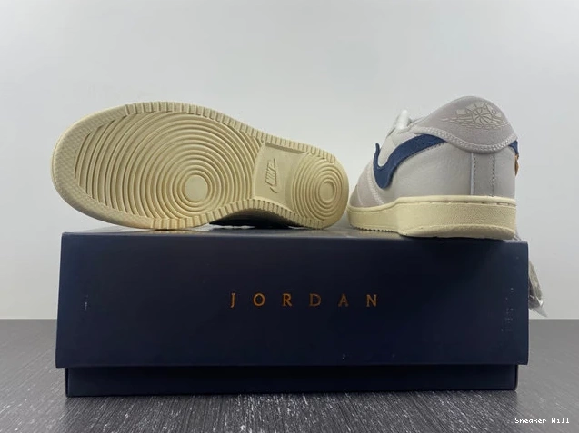 AJKO SP 1 Fashionable Jordan Retro Union DZ4864-100 Sail 602 Leather Low 0604